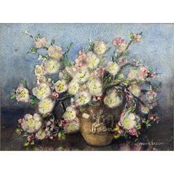 Marion Broom (British 1878-1962): Still Life of Flowers, watercolour signed 28.5cm x 37.5cm