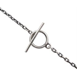 Silver double dolphin pendant necklace designed by Arno Malinowski for Georg Jensen, No. 94