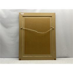 After Stanhope Alexander Forbes (Newlyn School 1857-1947): Figures looking over the Harbour, oil on canvas board bears initials 69cm x 51cm