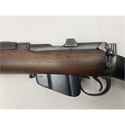SECTION 1 FIREARMS CERTIFICATE REQUIRED - BLANK FIRING Enfield .303 cal. SMLE Mk.III rifle dated 1916 by London Small Arms Company, nitro-proofed for .303 blank firing, serial no.M84459 L114cm overall