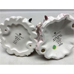 Ten Coalport figures, to include Language of Flowers, Marilyn, Token of Love,  I'll never forget you etc