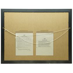 Tiffany Erwin Cant (American 1954-): '12:15' and 'Falling Fruit', pair of limited edition lithographs numbered 240/400 and 383/400, 51cm x 68cm (2)