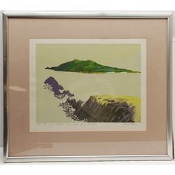 Steven Doyle (Irish Contemporary): 'The Great Basket from Slea Head Dingle', screenprint signed titled and numbered 54/100 in pencil 30cm x 40cm; David Wary (Contemporary): 'Beato', coloured aquatint signed titled and numbered 7/10 in pencil 28cm x 28cm (unframed) (2)