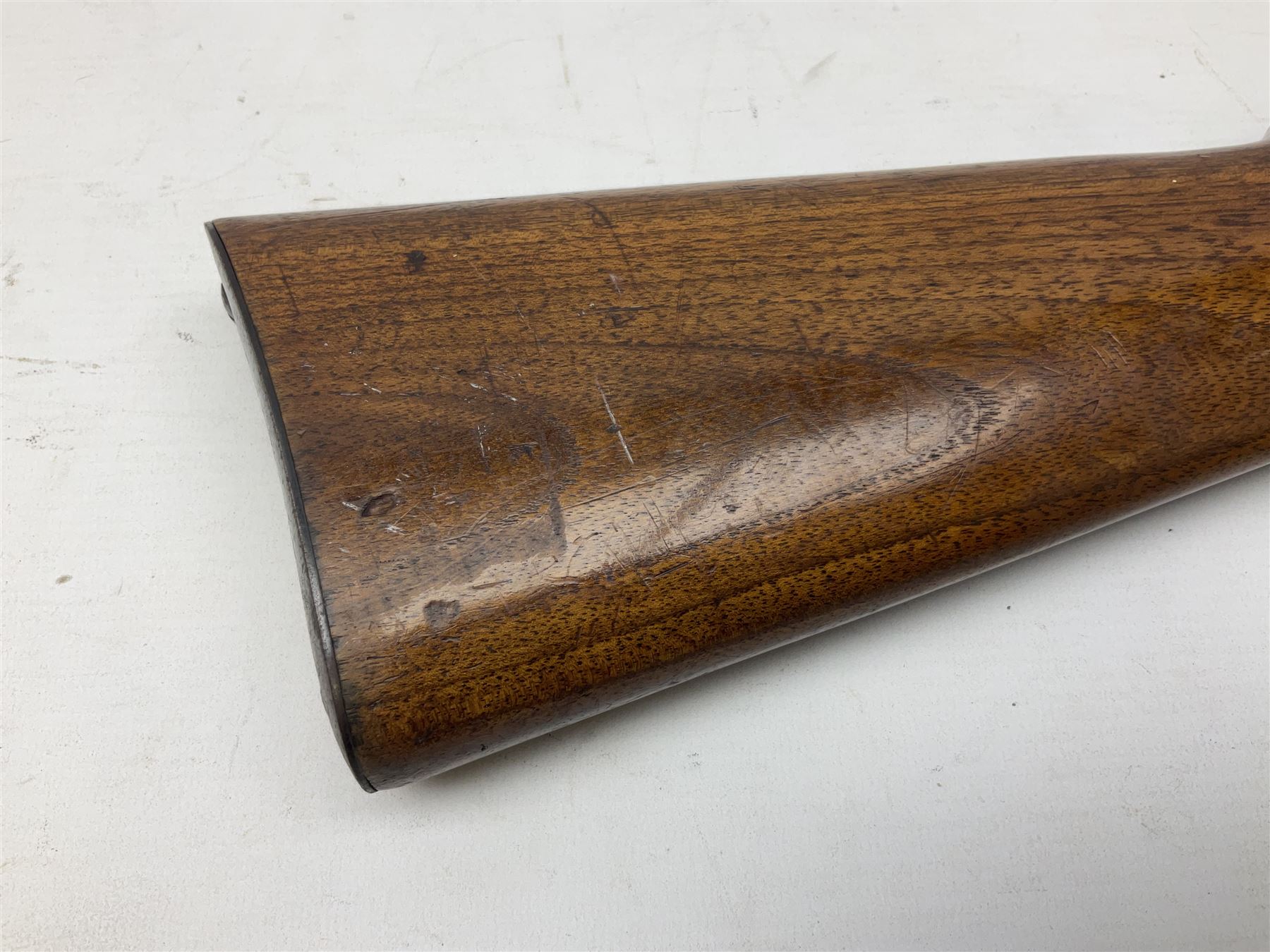 Diana Model 27 .177 air rifle with under lever action and walnut stock L108cm
