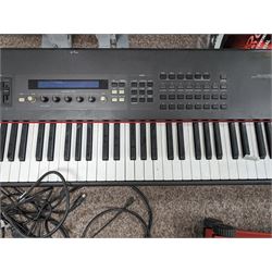 Yamaha S80 keyboard, with Quick Loc stand 
