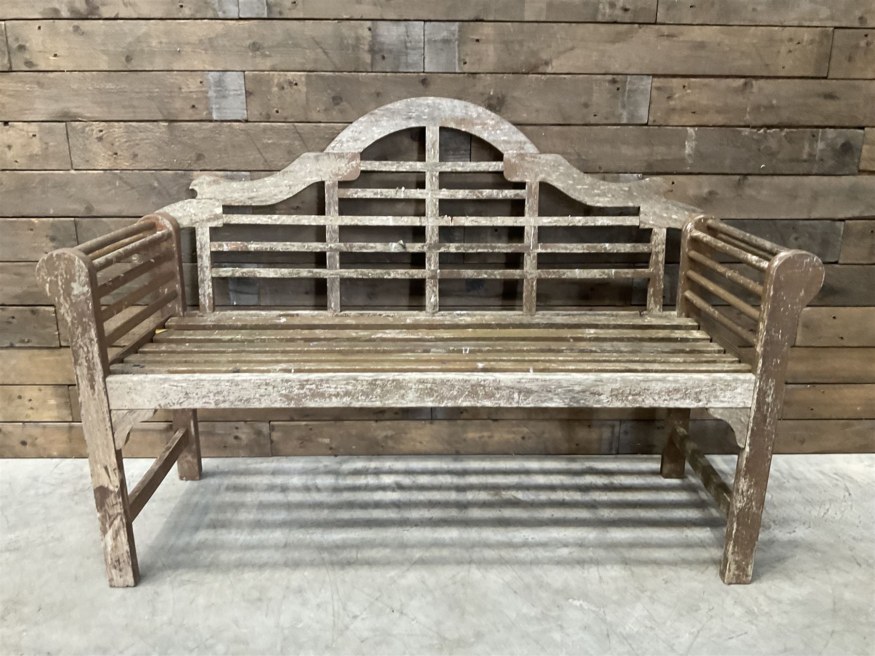  Lutyens design teak garden bench