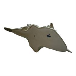 Lladro, Harlequin and ballerina, no 1017, together with The Nuns no 4611