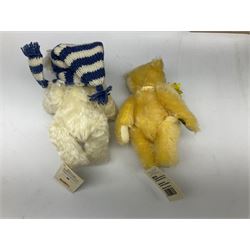 Steiff - Club issued set of four teddy bears depicting the four seasons, Winter EAN 028205, Autumn EAN 028199, Spring EAN 028175 and Summer EAN 028182; all boxed with labels (4)