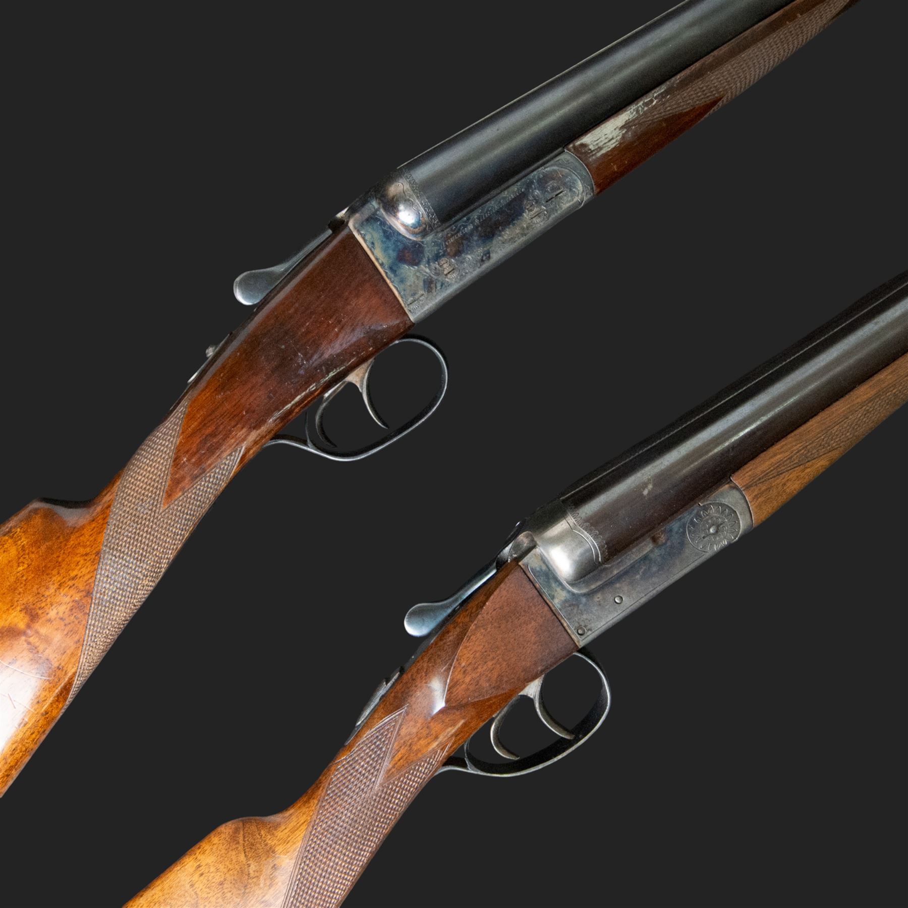 Spanish AYA 12-bore side-by-side double barrel boxlock ejector shotgun with 66cm(26