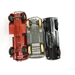 Various Scandinavian Makers - thirteen unboxed and playworn die-cast models comprising K.A. Birk & Co Copenhagen van; BT Denmark car; Stula Denmark car; six Tekno Denmark including Morris Oxford car and caravan, Esso Tanker, ambulance, open lorry, Volvo PV544 etc; three Vilmer Denmark trucks; and Minicar Norway timber lorry (13)