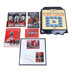 Collection of Gilbert and George memorabilia, to include 'Gilbert and George - A Portrait'...
