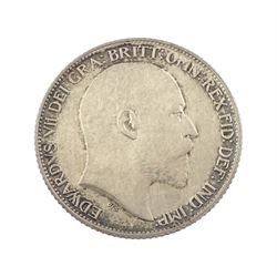 King Edward VII 1902 matt proof short coin set, comprising gold half sovereign and sovereign, silver maundy money set, sixpence, shilling, florin, halfcrown and crown, housed in the official dated case of issue