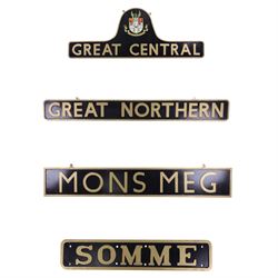Large Reproduction Signs Four large reproduction wood and composite railway signs | Railwayana ...
