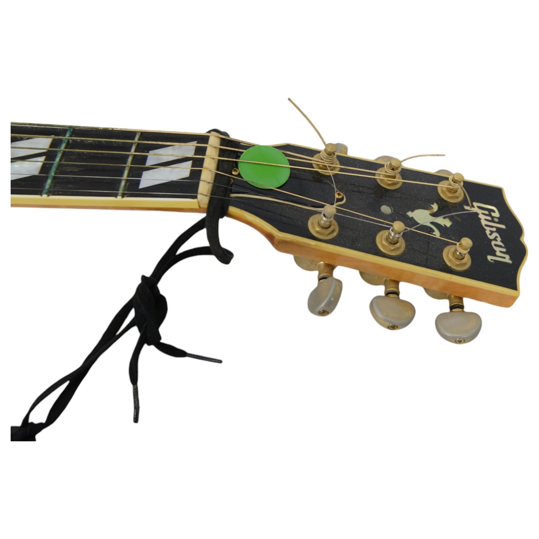 1998 American Gibson EC-30 Blues Electro King electro-acoustic guitar, in natural blonde finish with laminated maple back and sides and tortoiseshell effect scratch guard, serial no. 92018011, contained within a Gibson hard case with blue velvet interior, guitar L102cm