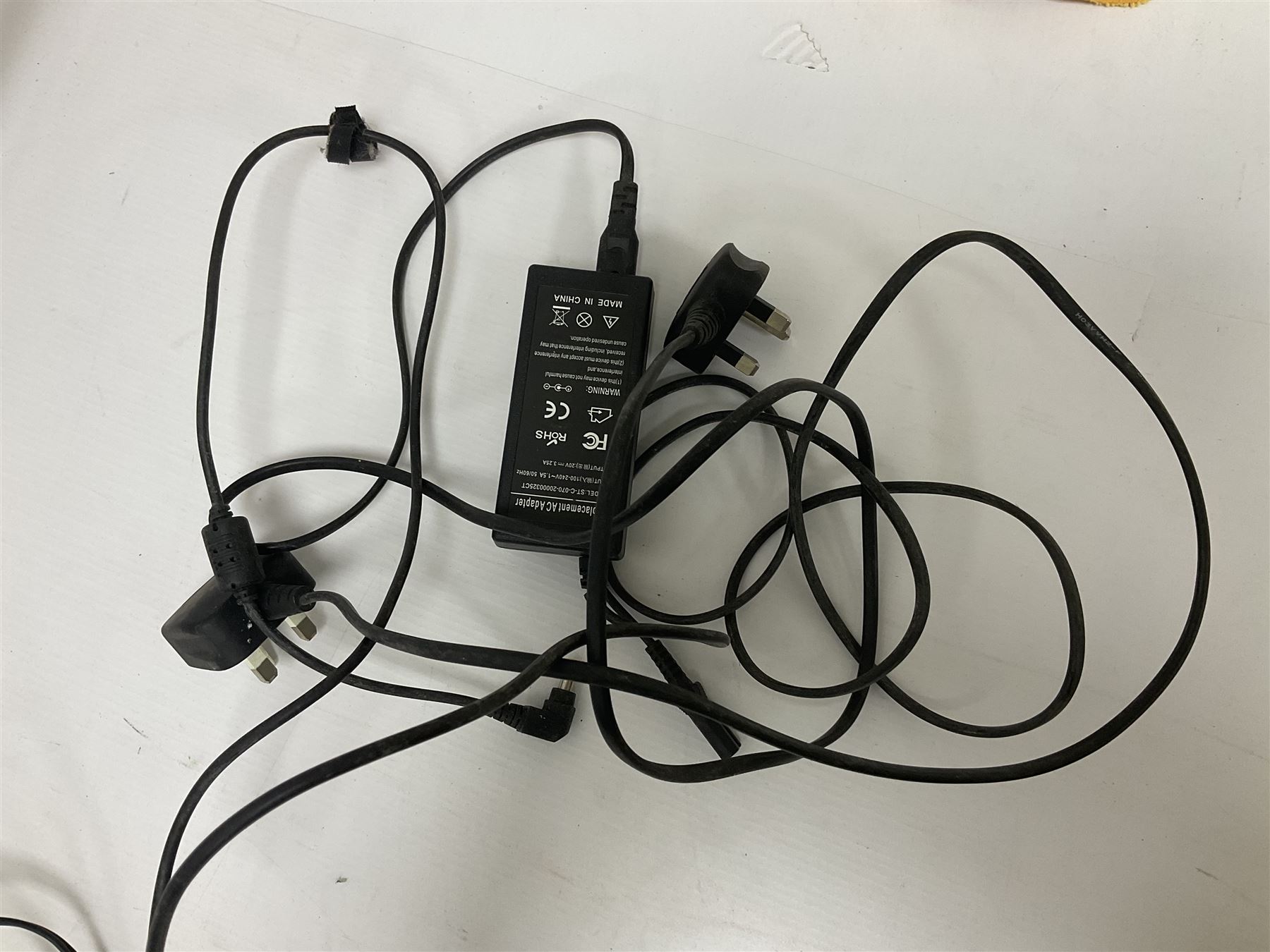 Star Wars - Darth Vader Dolby TV/DVD player with Lightsaber TV remote, JakksTVGames 2005 games controller and replacement AC adapter 