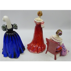  Three Royal Doulton limited edition figures Queens of the Realm 'Mary Queen of Scots' HN 3142, Classics 'The Young Queen Victoria' HN 4475 and Georgian Queens 'Sophia Dorothea' HN 4074 (3)  
