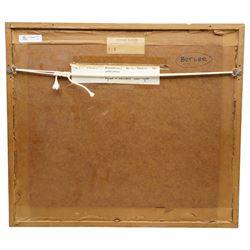 William John Clare Gaskell (British Mid-20th century): 'Beaurecueil - Aix en Provence', watercolour signed inscribed and dated '62, 24cm x 32cm