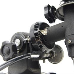 Tasco reflector telescope, model no. 302012, with equatorial mount