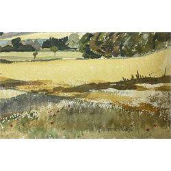 Frederick George Austin (British 1902-1990): Summer Fields, watercolour signed 27cm x 38cm (unframed)
Provenance: direct from the granddaughter of the artist