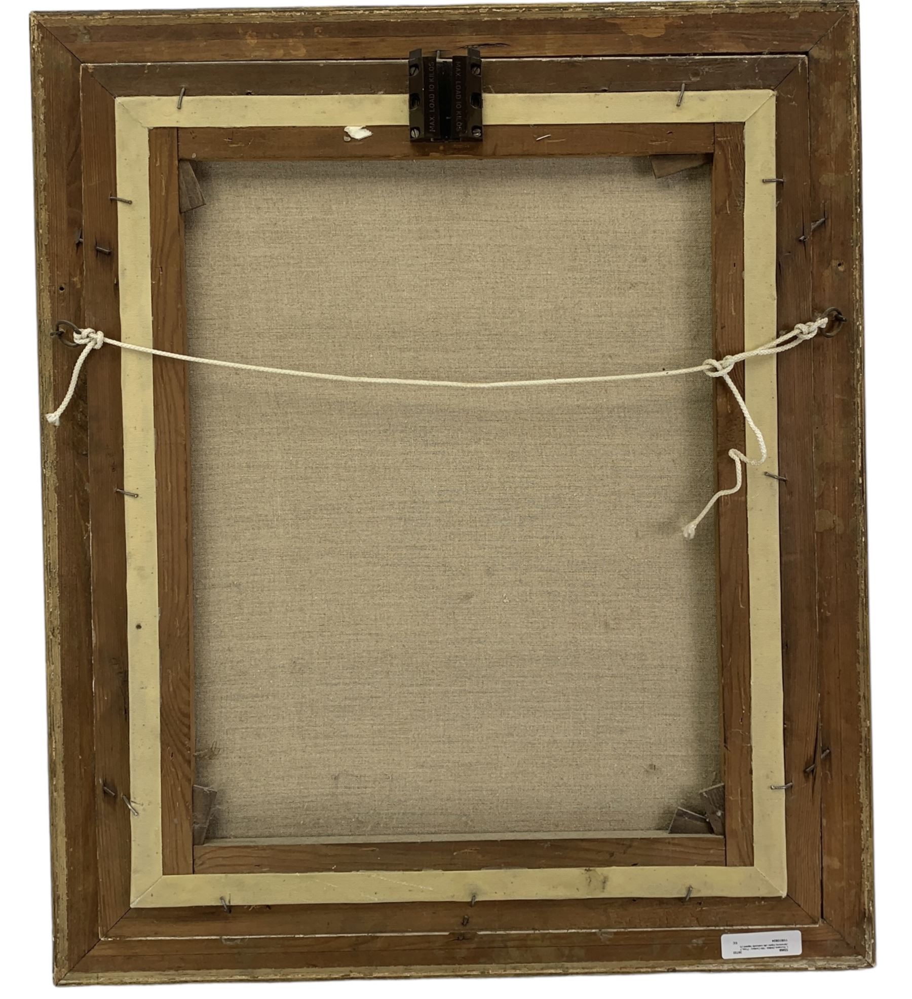 L Richards aka David Sherrin (British 1868-1940): Country Paths at Dawn, tryptic oils on canvas max 50cm x 75cm (3)