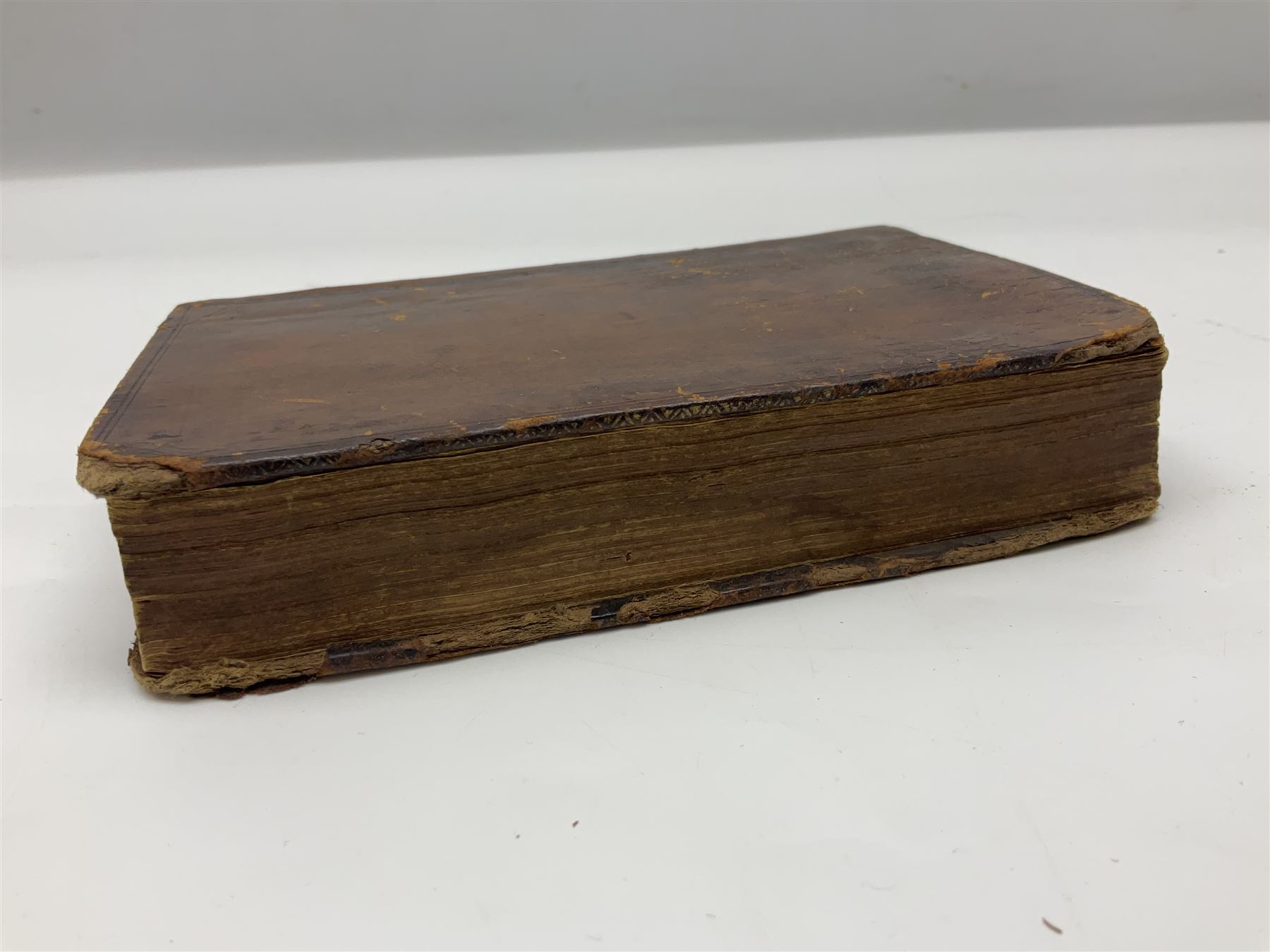 Homer's Illiad, 1554, with engraved title plate, complete book in greek text, the book has been rebound and rebacked