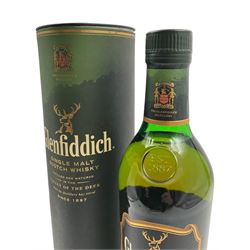 Glenfiddich 12 years old Scotch whisky, 700ml 40% vol 