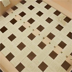 Mid-20th century Louis Vuitton monogram cabin trunk,  monogram canvas with lozine trim and brass mounts, single front leather handle with lock stamped Louis Vuitton with key code 1080701, the interior fitted with original webbing straps and lift-out tray, label to lid printed 'Avenue Marceau 78bis - Paris Nice - 2 Avenue de Suède' serial number 953998, circa1960s, with original key present
