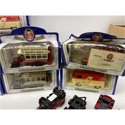 Oxford Die-Cast - thirty-three modern promotional and advertising models including various livery VW vans, open top buses etc; all boxed; and quantity of unboxed models by Days Gone, Solido etc