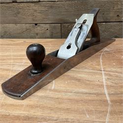 22” mahogany infill plane steel cap and record steel blade  - THIS LOT IS TO BE COLLECTED BY APPOINTMENT FROM DUGGLEBY STORAGE, GREAT HILL, EASTFIELD, SCARBOROUGH, YO11 3TX