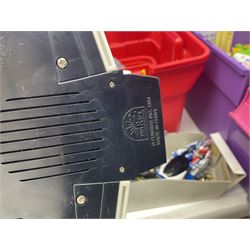 Collection of 1990s toys, including Biker Mice from Mars, Teenage Mutant Ninja Turtles, Thunderbirds etc in three boxes 