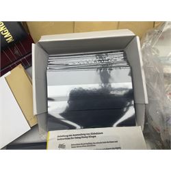 World stamps including Australia, Antigua, Canada, New Zealand, St Vincent, Republic of Maldives, Norfolk Island, Malta etc, Great British and other first day covers, Queen Elizabeth II 60th Birthday commemorative stamps etc, housed in five albums/folders and loose, in one box