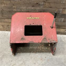 Countax K18 Twin ride on lawnmower 42” cut, with trailer and attachment 