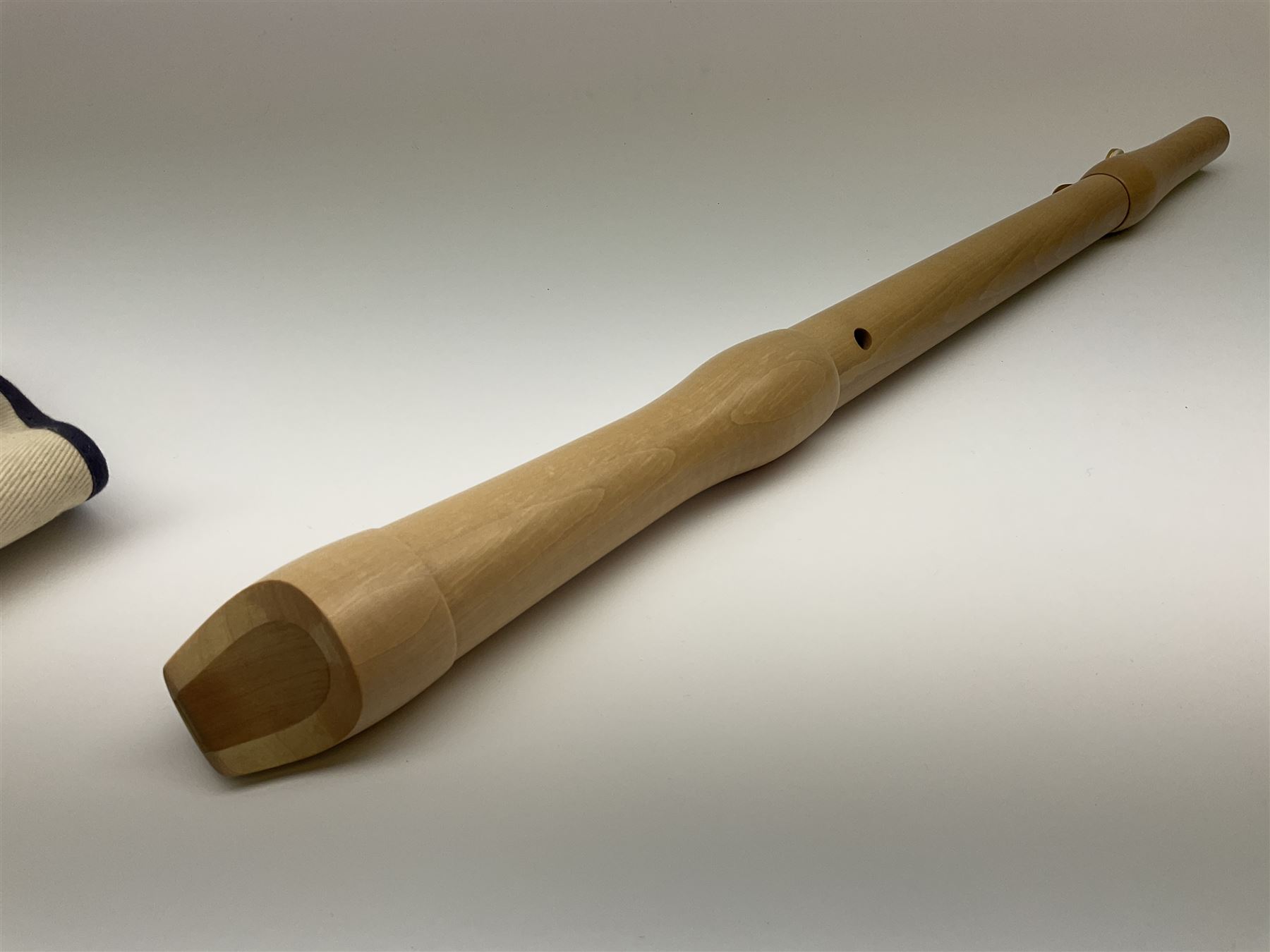 Moeck Flauto Leggero Barock Tenor 242L three-piece maple recorder, in carrying pouch