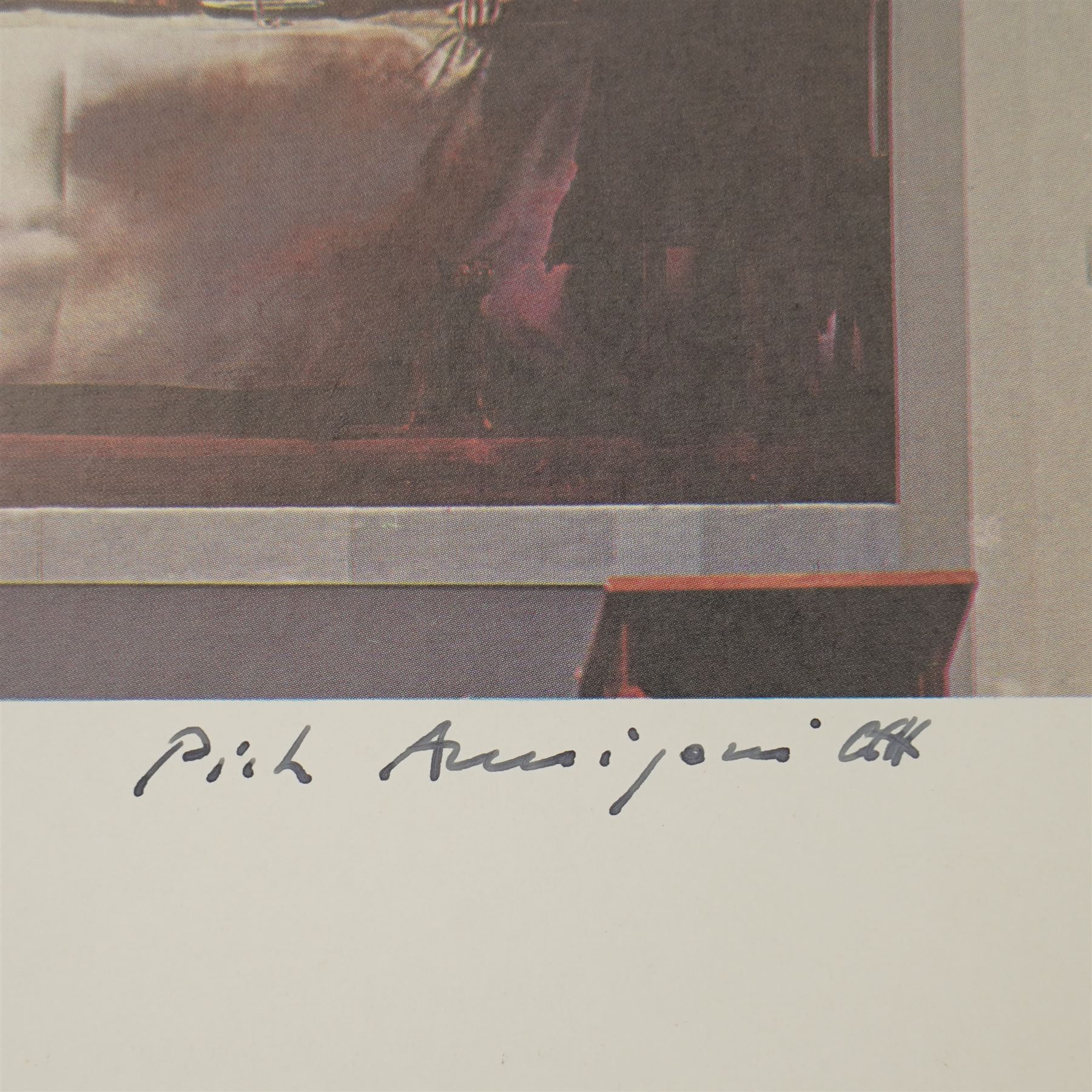 Pietro Annigoni OMRI (Italian 1910-1988): 'The Last Supper' and Preparatory Studies, set ten colour prints the first signed in pen, with original folder also signed 50cm x 35cm (10) (unframed)
