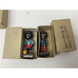 Collection of twenty two Robertson golly figures, H8cm