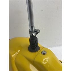 E-Scooter yellow electric 2-wheel scooter with seat and charger L106cm