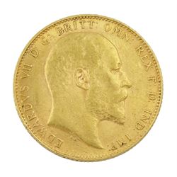 King Edward VII 1910 gold full sovereign coin