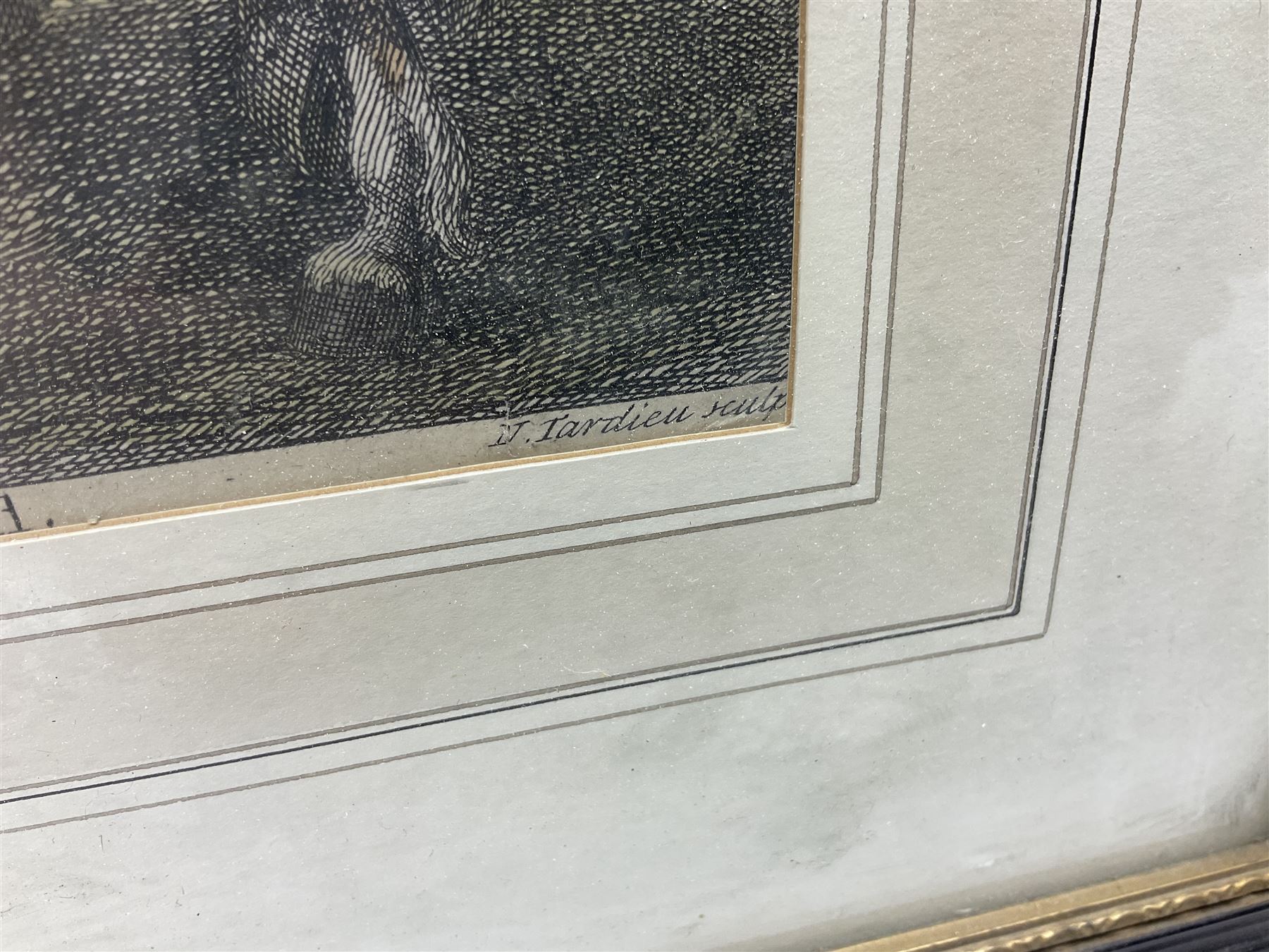 Nicolas-Henri Tardieu (French 1674-1749) after Charles Parrocel (French 1688-1752): 'Hull Summoned by the King 3rd April 1642', engraving with hand colouring pub. T & J Bowles 1728, 37cm x 45.5cm  