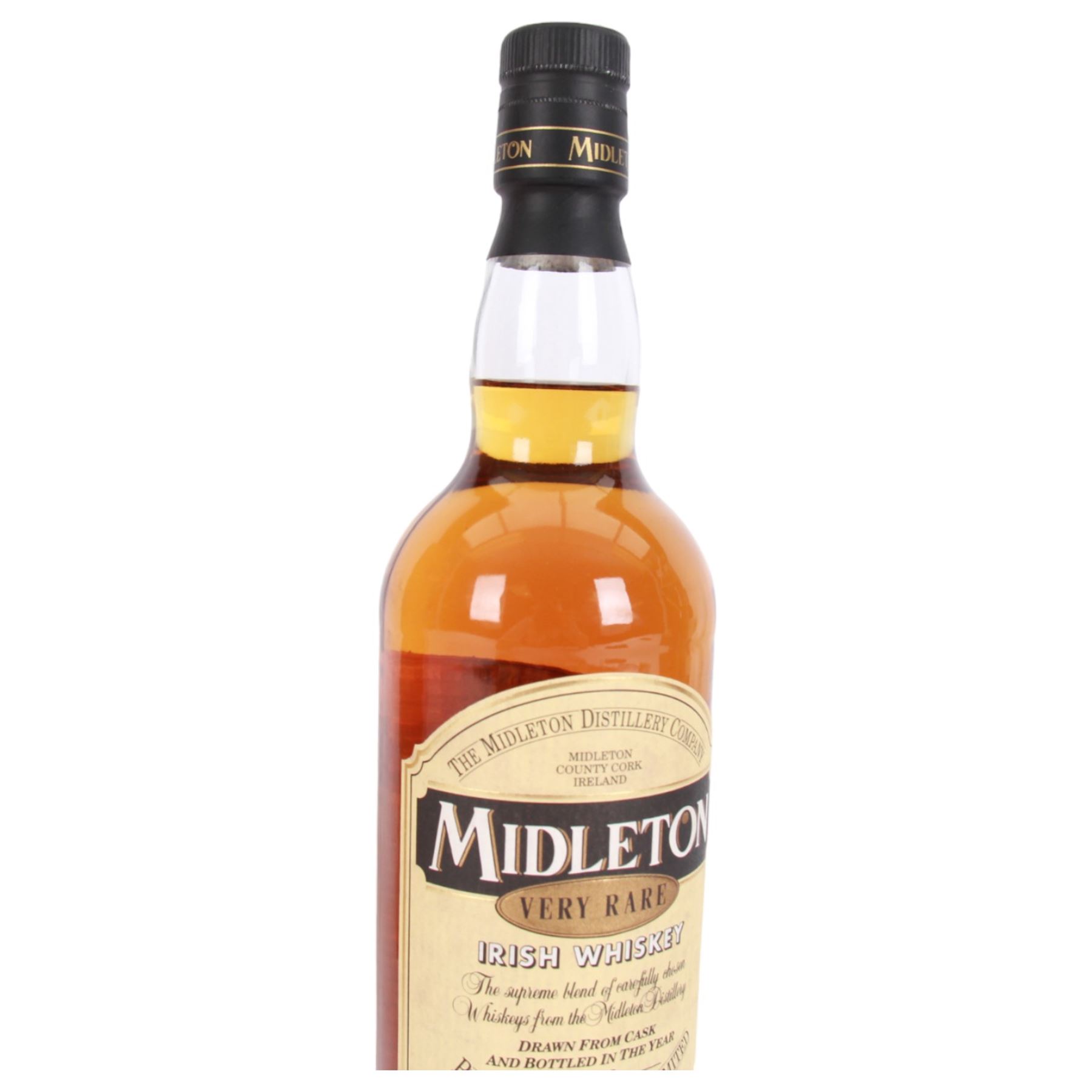 Midleton, 1990, very rare Irish whiskey, No 855, signed Barry Crockett, with certificate and invitation to visit the distillery, 700ml, 40%, in original presentation box