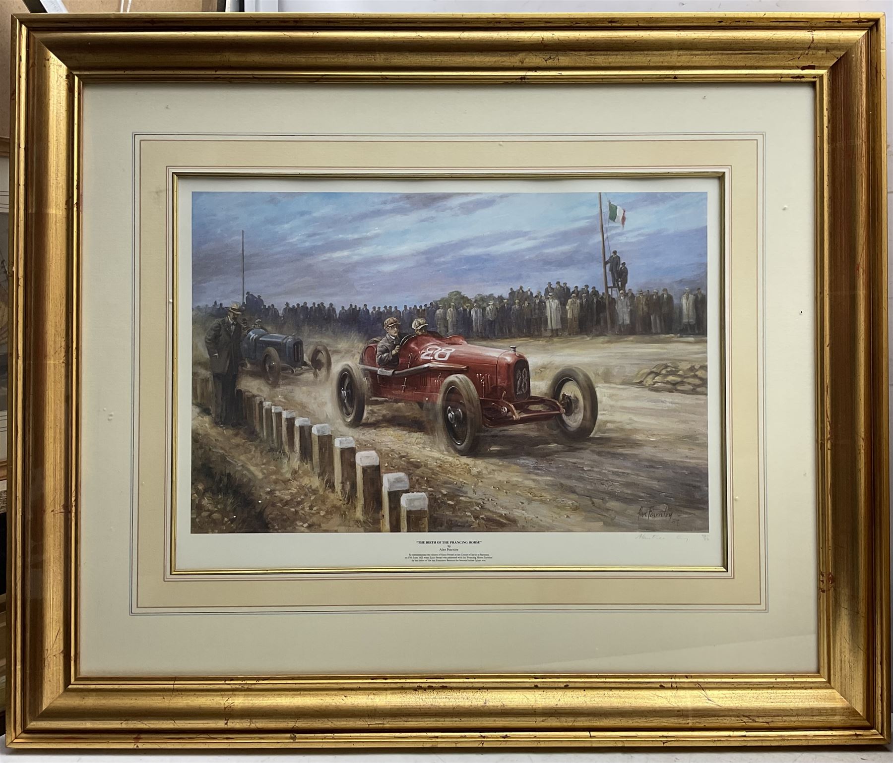 Alan Fearnley (British 1942-): 'The Birth of the Prancing Horse' and 'Early Start', pair limited edition prints signed and numbered in pencil 42cm x 58cm (2)