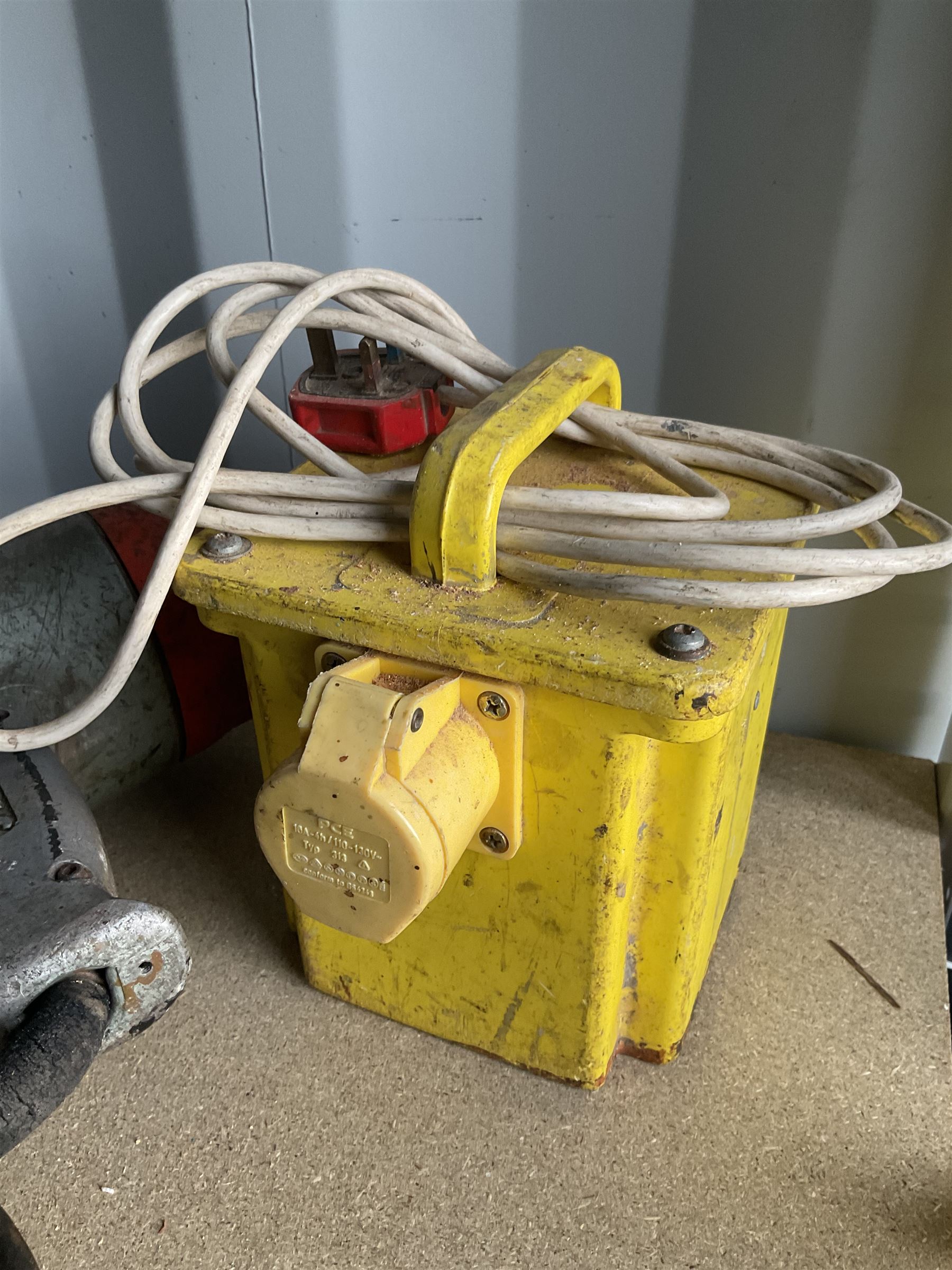 Large Record 36p vice with drills and transformer  - THIS LOT IS TO BE COLLECTED BY APPOINTMENT FROM DUGGLEBY STORAGE, GREAT HILL, EASTFIELD, SCARBOROUGH, YO11 3TX