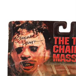 McFarlane Toys Movie Maniacs Texas Chainsaw Massacre figure, signed by Leatherface actor Gunnar Hansan