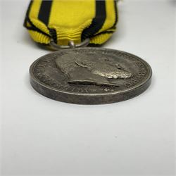 WWII German Iron Cross 2nd Class with ribbon; WWI German Wuerttemberg Medal with ribbon; and Day Badge for 1934 marked Reichsverband Pforzheim32 (3)