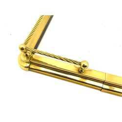 20th century brass telescopic fender