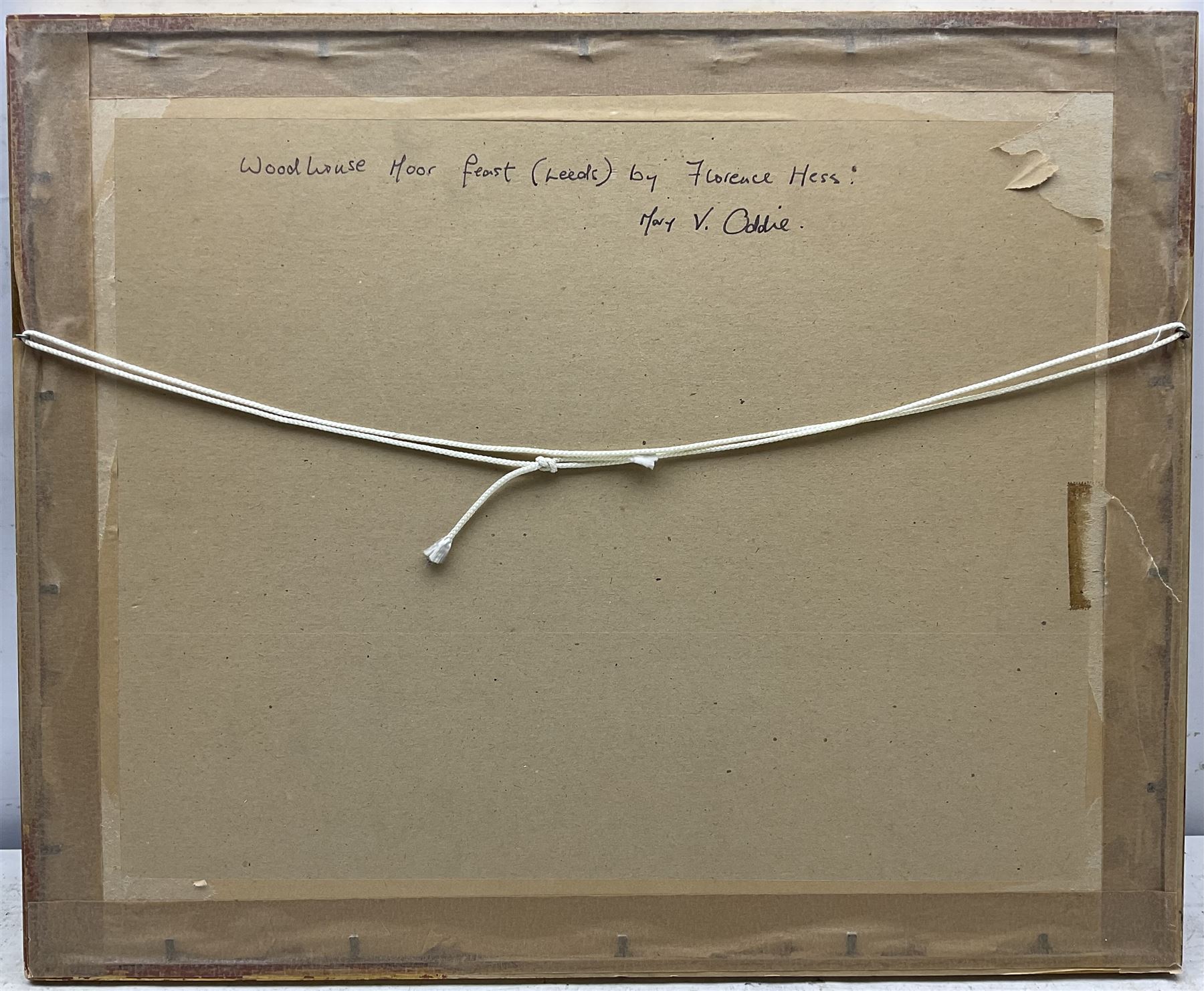 Florence Adelina Hess (Staithes Group 1891-1974): Woodhouse Moor Feast - Leeds, watercolour unsigned 26cm x 36cm 
Provenance: by direct descent from the family of Mark Senior, the artist's friend and teacher.