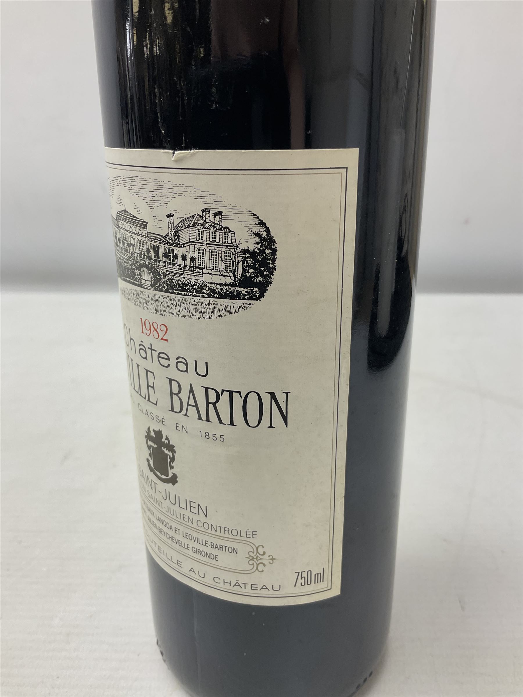 Chateau Leoville Barton, 1982, SaintJulien, 750ml, unknown proof