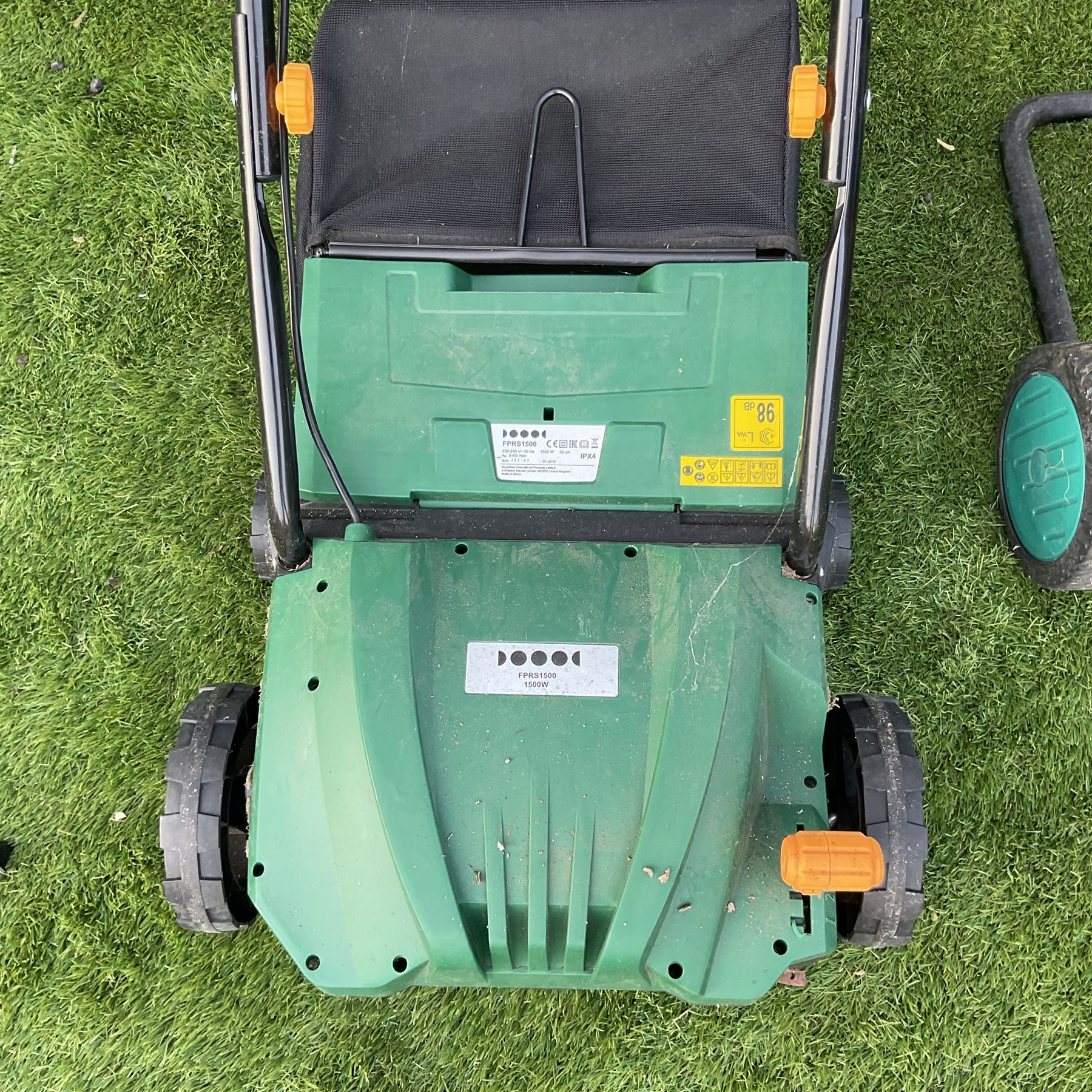 Bosch AXT 1600 HP garden shredder and FPRS1500 electric garden raker  - THIS LOT IS TO BE COLLECTED BY APPOINTMENT FROM DUGGLEBY STORAGE, GREAT HILL, EASTFIELD, SCARBOROUGH, YO11 3TX