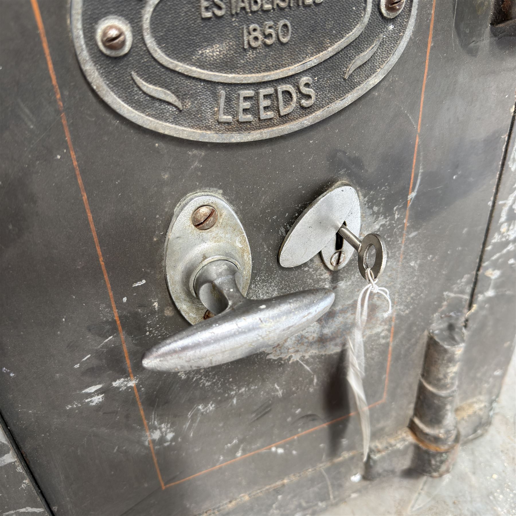 Withy Grove Stores Leeds - late Victorian cast iron safe 