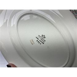 Murano glass dish together with three Myott jugs etc