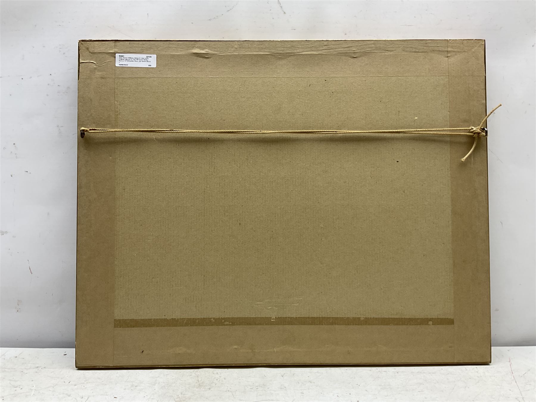 John Wynne Williams (British fl.1900-1920): Children playing on Tate Hill Sands Whitby Harbour & Fylingdales Moor, pair watercolours signed 23cm x 35cm (2)